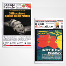 Suscripción impresa desdeabajo y Le Monde diplomatique